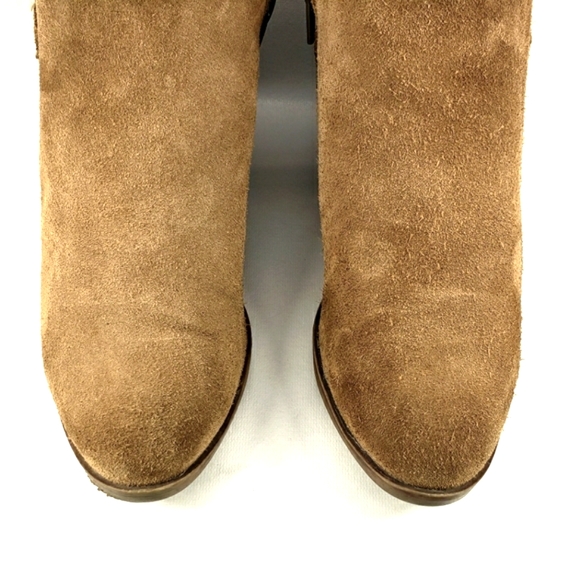 Sonoma Sonya Taupe Suede, Western Style, Heeled Bootie. Women's Size 7.5M - Picture 6 of 11